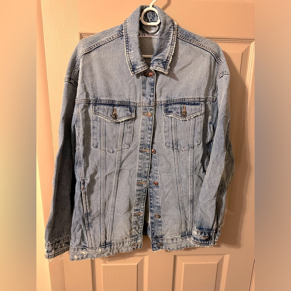 ZARA WOMENS OVERSIZED DENIM 🩷